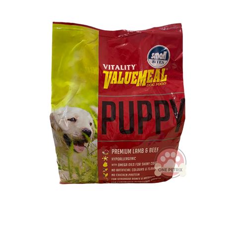 Z to a in stock reference: Vitality Value Meal Puppy Dog Food (Premium Lamb and Beef ...