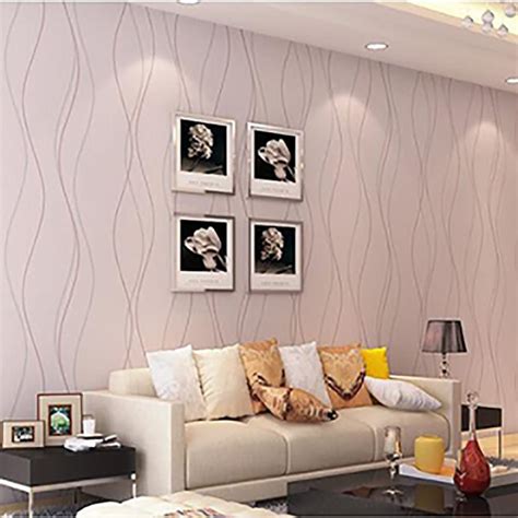 Striped Wallpaper Bandqliving Roomroomwallfurnitureinterior Design