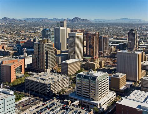 File Downtown Phoenix Aerial Looking Northeast Wikimedia Commons