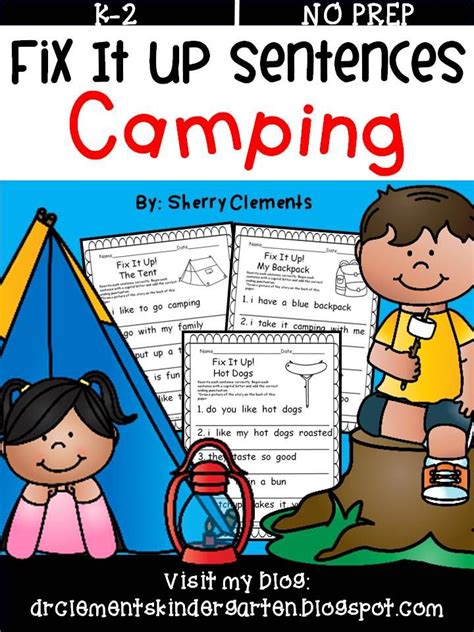 Fix It Up Sentences Camping Capital Letters And Ending Punctuation