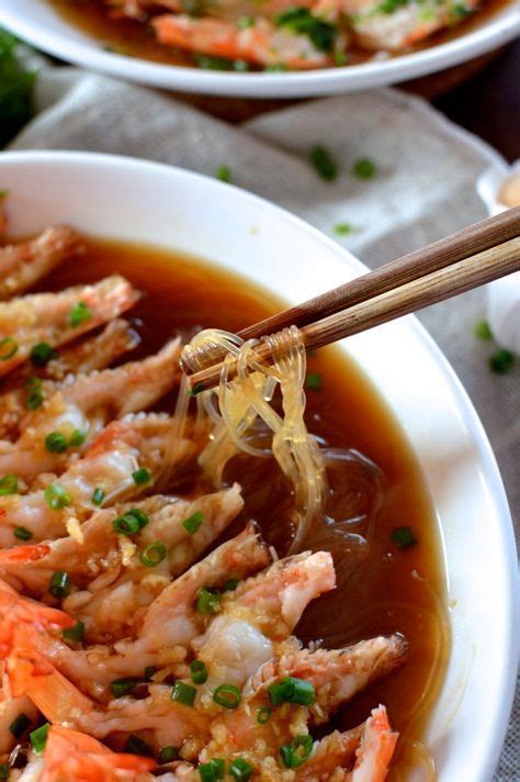 Steamed Shrimp With Glass Noodles The Woks Of Life Recipe Steamed