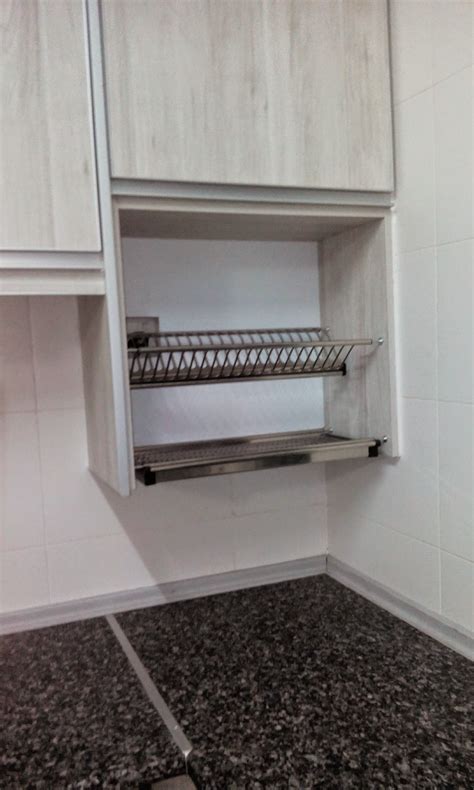 Rak kabinet lemari piring dapur kitchen set gantungan panci storage. kabinet dapur terus dari kilang: Kabinet dapur nadia tiara ...