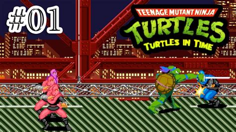 Teenage Mutant Ninja Turtles 4 Turtles In Time Snes Part 1 Hd