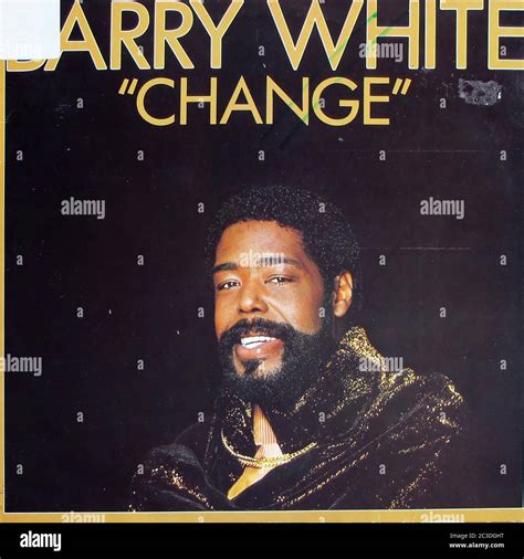 Barry White Change Vintage 12 Lp Vinyl Cover Stock Photo Alamy