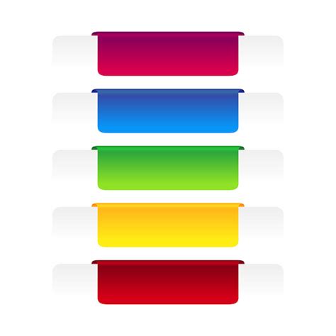 Premium Vector Set Of Colorful Label Banner