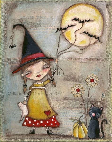 7bfee1b Halloween Art Halloween Painting Witch Painting