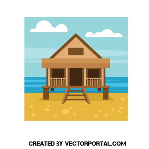 Beach House Imageai Royalty Free Stock Svg Vector