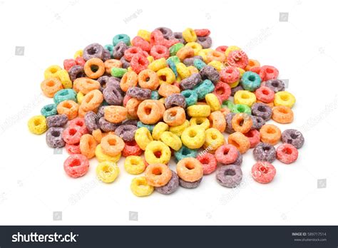 Delicious Nutritious Fruit Cereal Loops Flavorful Stock Photo Edit Now