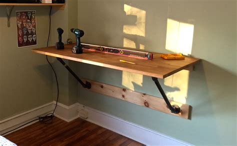 I Made My Own Wall Mounted Standing Desk And So Can You Matt Mcmanus