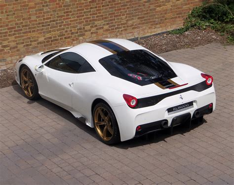 Record sale prices have been unabashedly broken at auctions since the turn of the century, reaching into the tens of millions of dollars before a victor declared. Unique Gold, Black and White Ferrari 458 Speciale For Sale - GTspirit