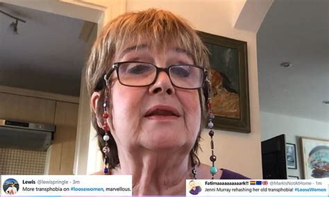 Womens Hour Dame Jenni Murray Is Slammed For Transphobic Comments On Loose Women