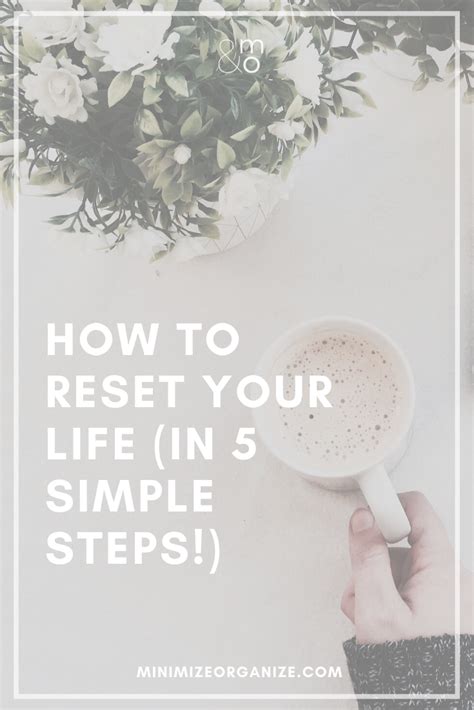 How To Reset Your Life In 5 Steps New You Challenge Reset Life