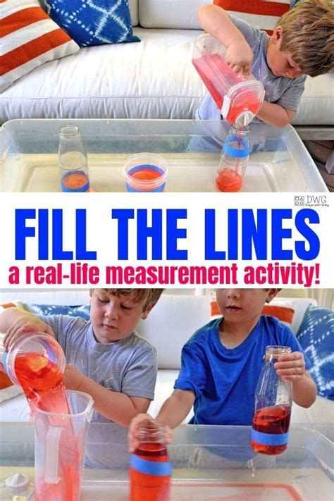 Hands On Measurement Activity Measurement Activities Kids Learning