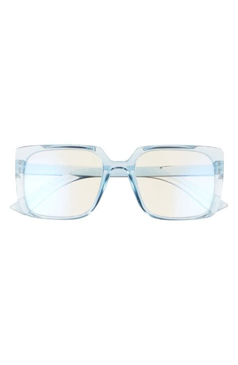the book club fairy droppings 53mm blue light blocking reading glasses cerulean editorialist
