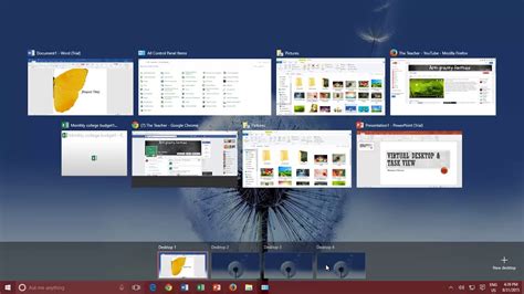 How To Use Task View And Virtual Desktop In Windows 10 Tutorial The