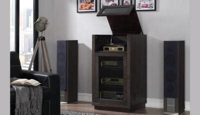 bello coltrane audio video component cabinet  lift top