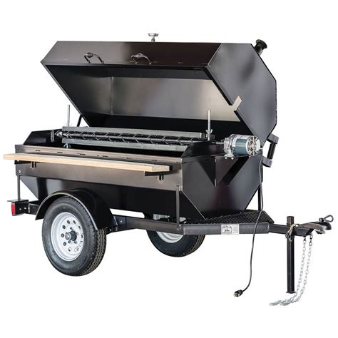 Big Johns Grills And Rotisseries 6sdr 68 Towable Charcoal Commercial