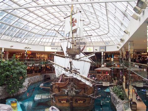 West Edmonton Mall Pirate Ship Inside Next To The Dolphin Pool