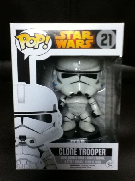 Clone Trooper Star Wars Pop Vinyl Figure Funko Slight Tear In Box