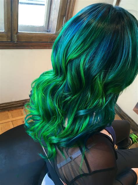 Pin By Stephany Lefever On Hair Color Bright Hair Colors Hair Green Hair Dye Bright Hair