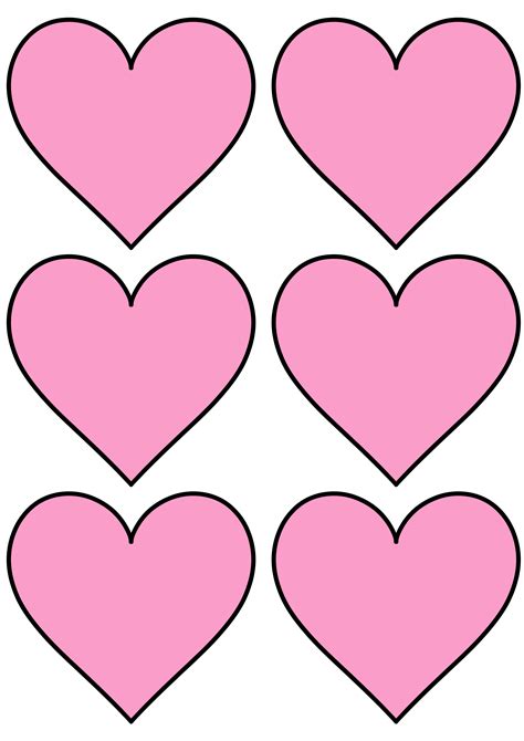 12 Free Printable Heart Templates Cut Outs Freebie Finding Mom
