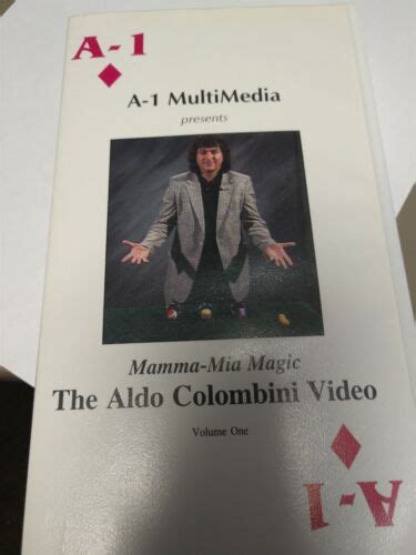 Aldo Colombini Vhs Video Tape Mamma Mia Magic Ebay
