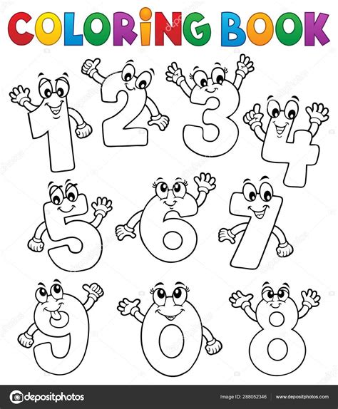 Numeros Y Dibujos Para Colorear Para Colorear