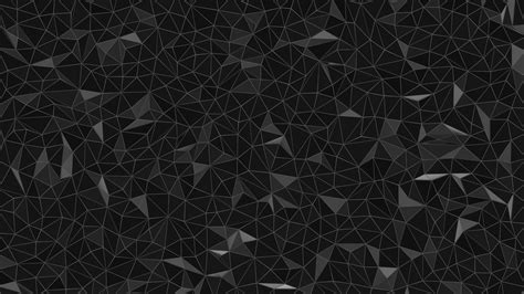 Digital Art Low Poly Geometry Minimalism Triangle Lines Black