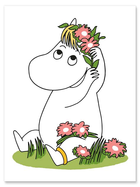 beautiful snorkmaiden print by moomin posterlounge