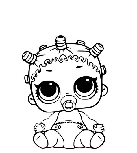 Lol Dolls Printable Coloring Pages Printable Templates