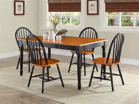We suggest you consider the images and pictures of farmhouse kitchen table and chairs, interior ideas with details, etc. Better Homes and Gardens Autumn Lane Farmhouse Dining ...