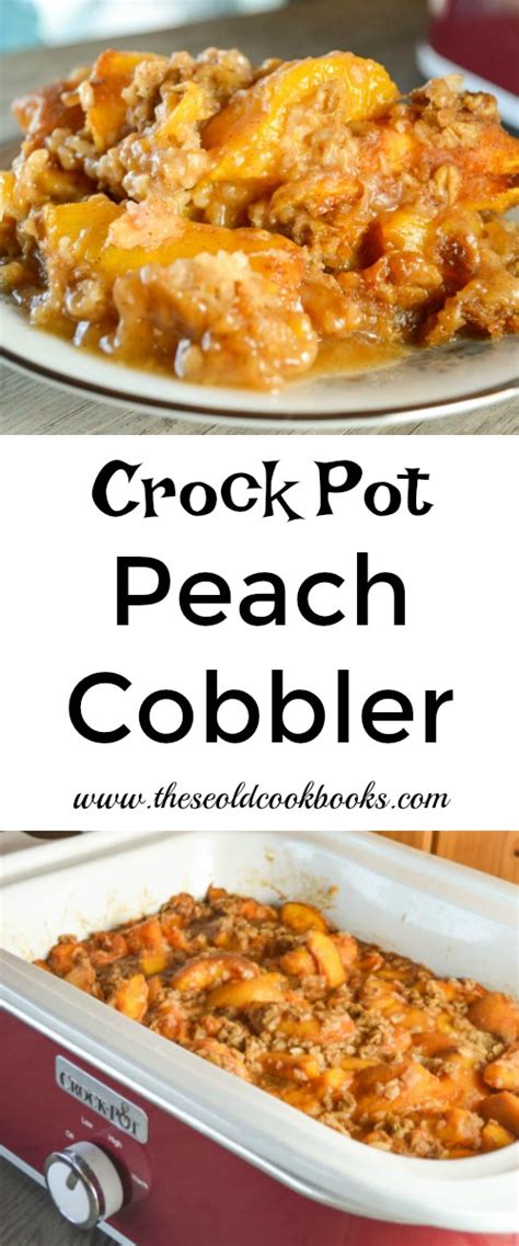 Days like those call for the. Crock Pot Peach Cobbler recipe using casserole slow cooker