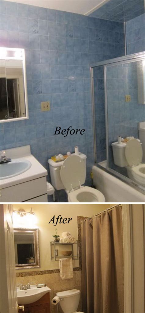Have you ever listen to their story about their old house looks like? 33 Inspirational Small Bathroom Remodel Before and After ...