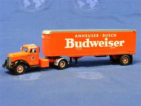 Buffalo Road Imports Ih Kb 8 Semi Van Budweiser Truck Box Trailer