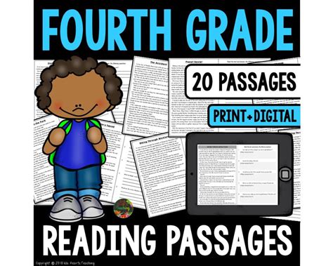 Fourth Grade Reading Comprehension Passages And Questions Worksheets I