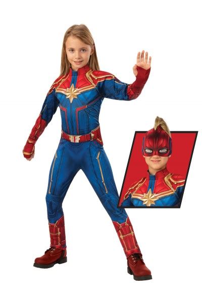 Captain Marvel Deluxe Hero Child Suit Costume City