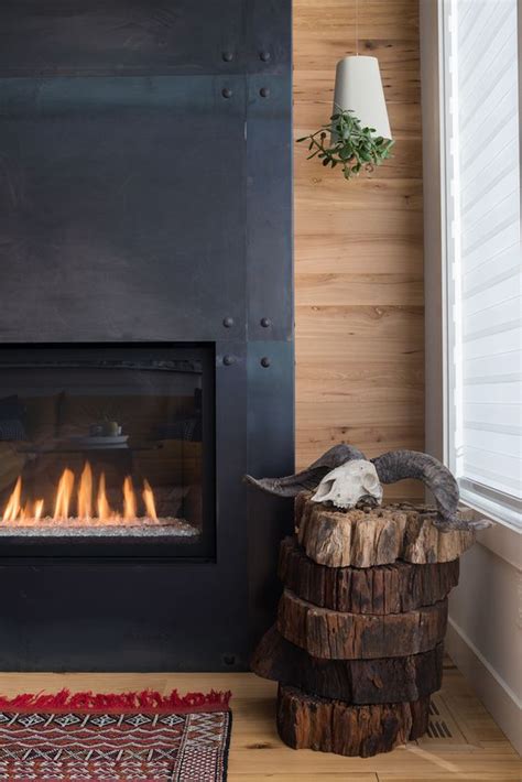 25 Metal Clad Fireplaces For A Wow Effect Shelterness