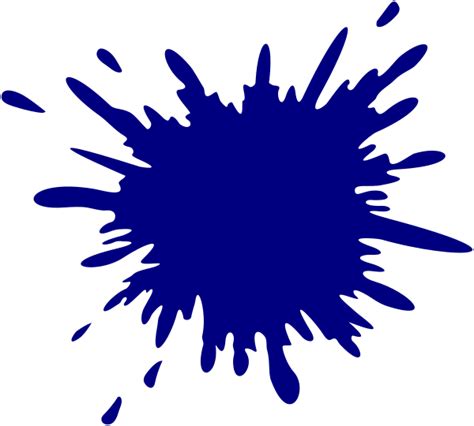 Dark Blue Splash Clip Art At Vector Clip Art Online