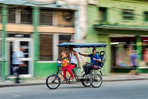 Bounding About Havana Via Bicitaxi Cuba