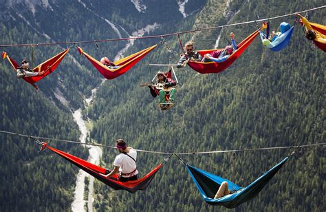 Highliners Take A Hammock Break In The Italian Alps Nbc News