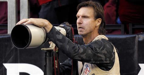 Randy Johnson is now a sideline photographer with an incredible dead