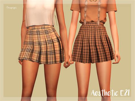 Pleated Skirt Bt384 The Sims 4 Catalog