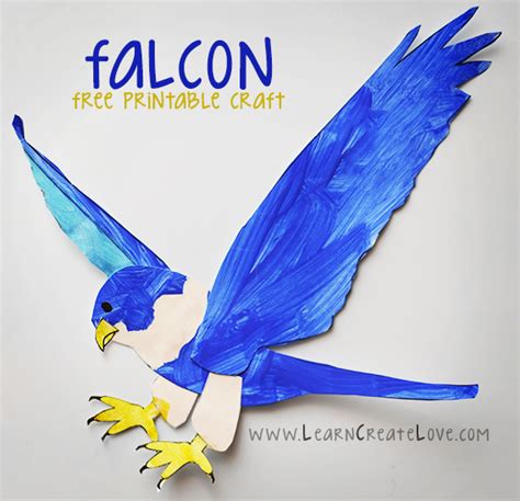 Printable Falcon Craft