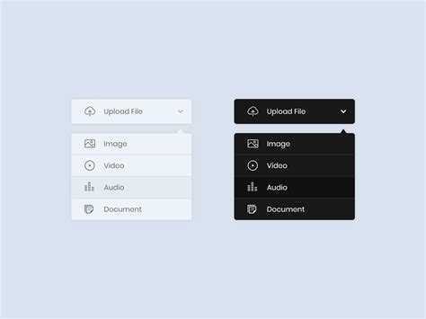 Upload File Dropdown Style Ui Uplabs