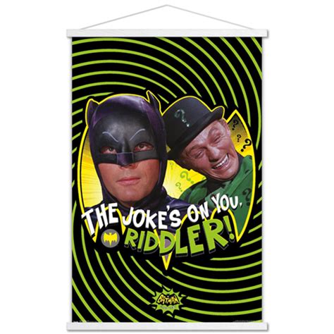 Dc Comics Tv Batman Tv Series Joke Wall Poster With Wooden Magnetic
