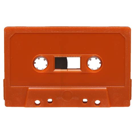 Retro Orange Blank Audio Cassette Tapes Retro Style Media