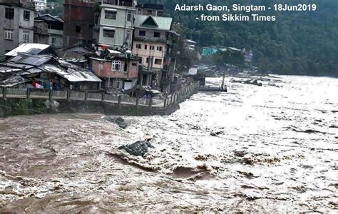 Sikkim Flood 28 Army Personnel Missing After The Sudden Cloud Burst In