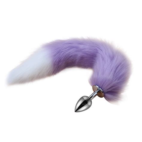 Fox Tail Cat Ears Metal Anal Butt Plug Backyard Inserter Lover