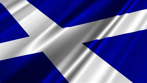 Stock Video Of Scotland Flag Loop 2 1372564 Shutterstock