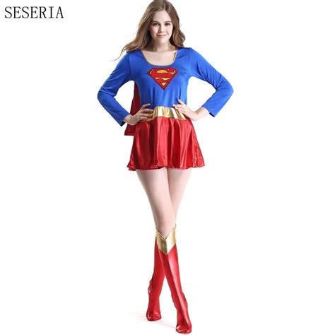 Popular Supergirl Costumes Buy Cheap Supergirl Costumes Lots From China Supergirl Costumes